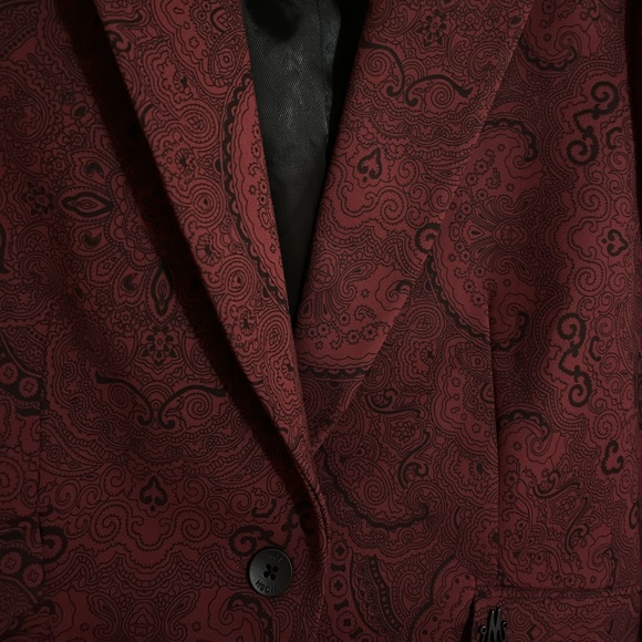 Mos Mosh - Lake Pinto Blazer Oxblood Red size 40 - Picture 5 of 14